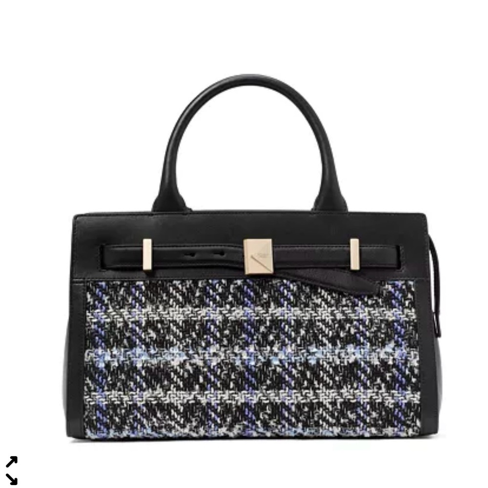 Kate Spade NewYork Deco Tweed Plaid Satchel